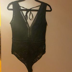 Lace body suit